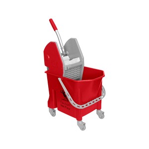 施達 25L下壓式單桶榨水車 紅色